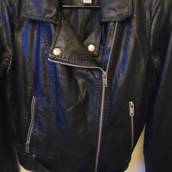 Arizona Jean Co. Faux Leather Jacket Size M - Picture 4 of 4